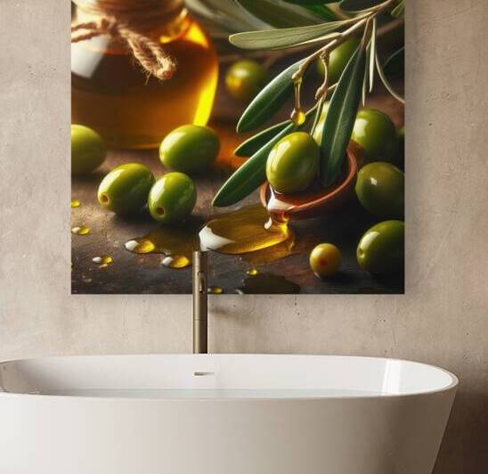 Olive oil on branch food 1 by artvi