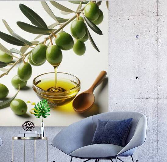Olive oil on branch food 17 by artvi