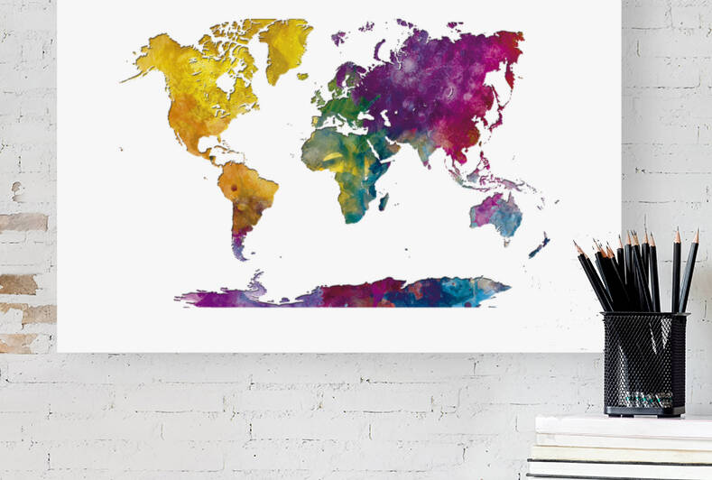  World map Reproduction