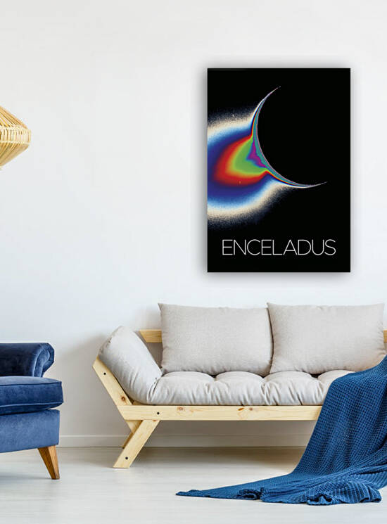 Enceladus-nasa poster by artvi