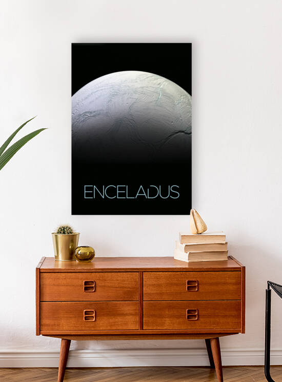 Enceladus-Nasa poster by artvi