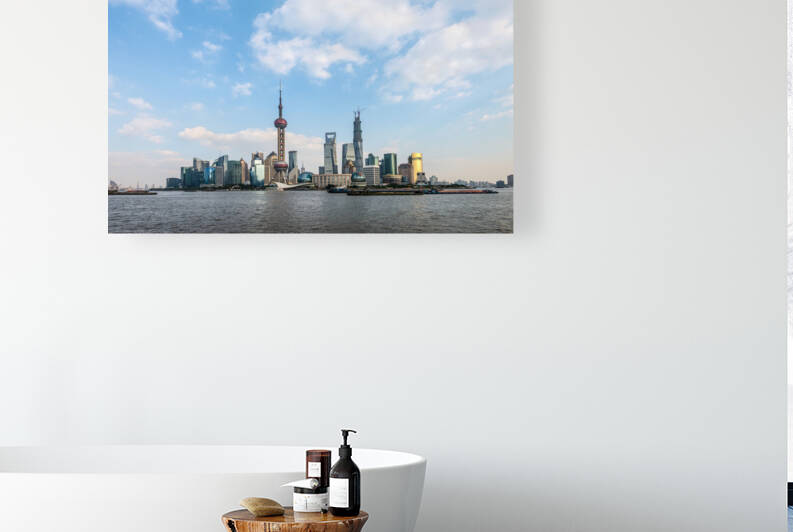  shanghai skyline by artvi