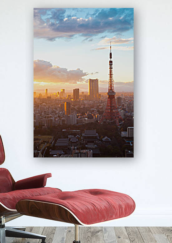  tokyo tower sunset by artvi