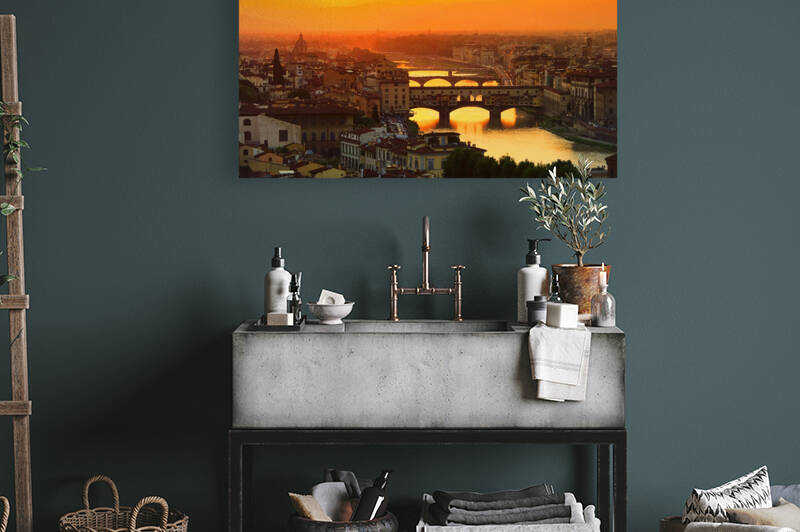  florenz bruecke florence bridge  by artvi