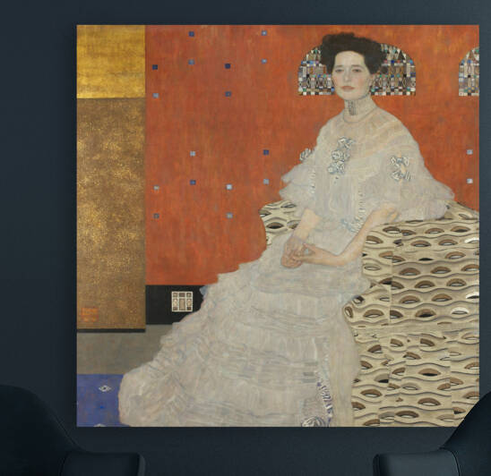 Gustav Klimt   Dame mit Facher by artvi