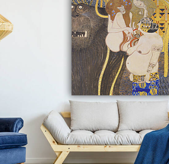 Gustav Klimt   Typhoeus und Wollust Unkeuschheit Unm by artvi