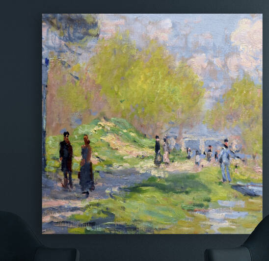 claude Monet Spring by the Seine 1878 by artvi