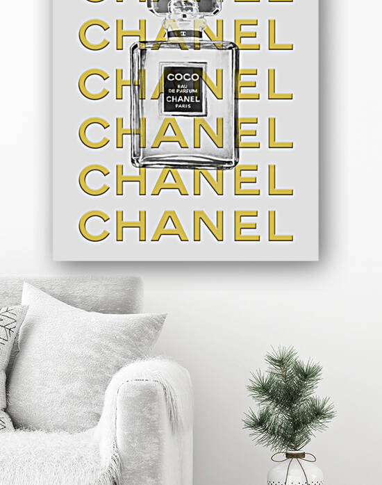 Chanel perfume fashion poster  by artvi