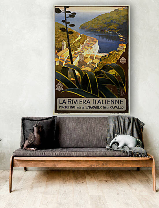 Italy vintage travel poster by artvi