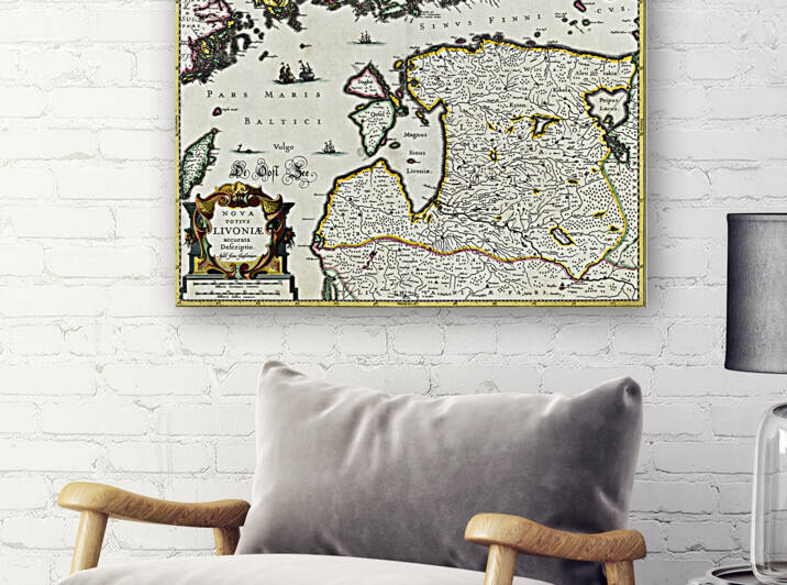  old map maps Mapa de Visscher de America del No by artvi