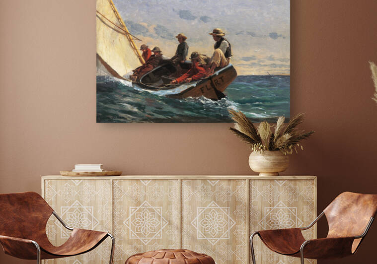 3774 The Flirt 1874 by WinslowHomer. by artvi