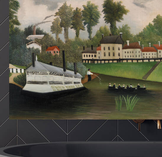 5055 The Laundry Boat of Pont de Charenton  by He by artvi
