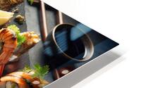 sushi japanese food 3 HD Metal print