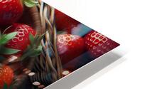 Strawberries studio lighting 5 HD Metal print