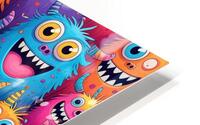 197 monstruos HD Metal print