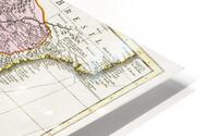 south america map HD Metal print