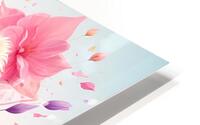 floral dog HD Metal print