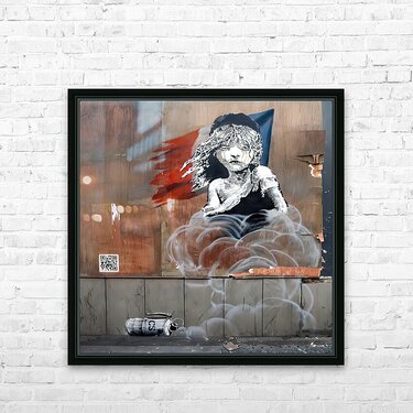 4414 Banksy cosette by artvi Wall Art