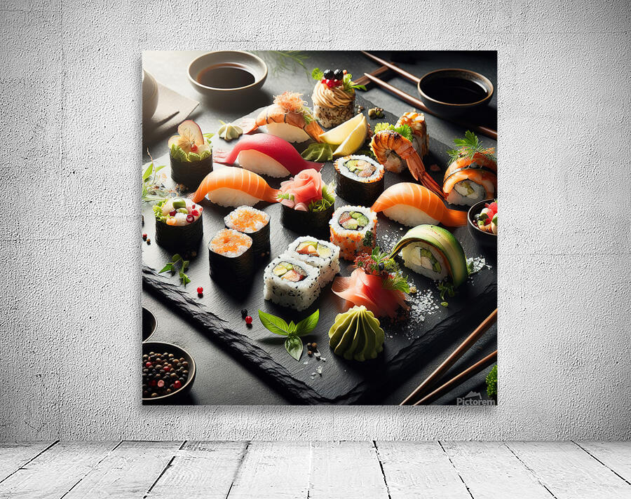 sushi japanese food 3 Wall Preview