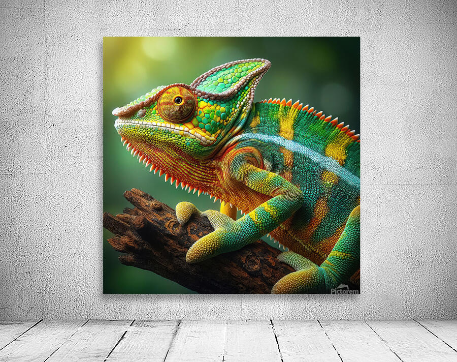 wild chameleon 1 Wall Preview