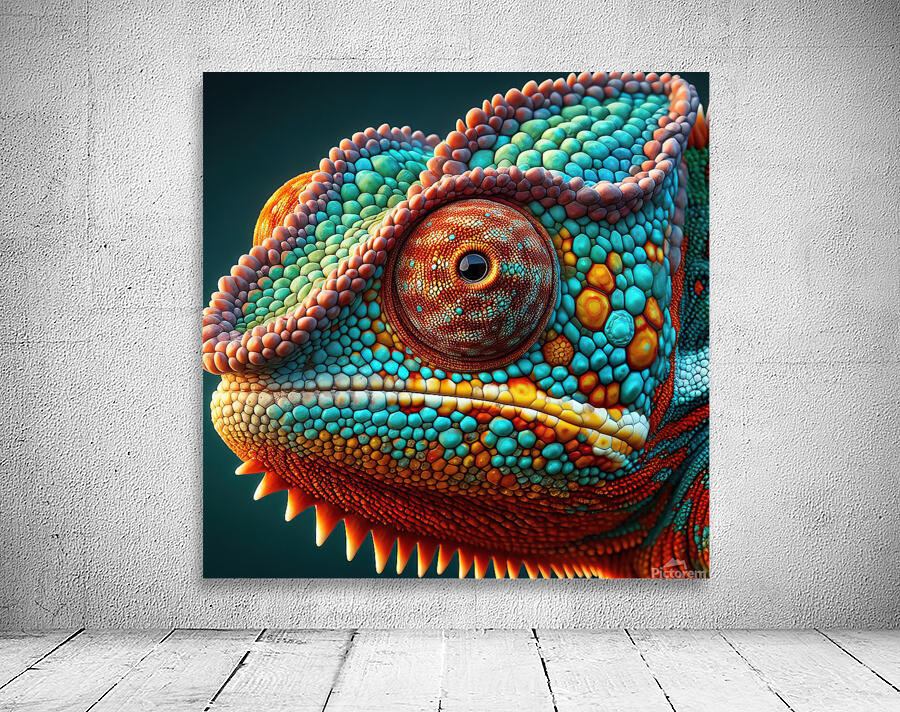 wild chameleon 6 Wall Preview