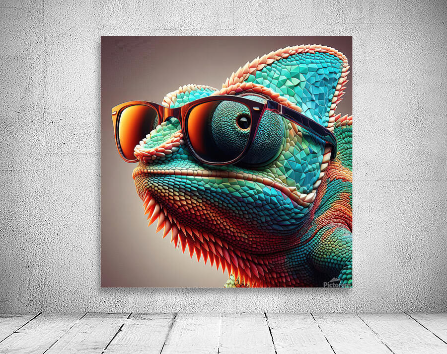 wild chameleon 7 Wall Preview