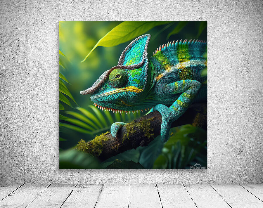 wild chameleon 8 Wall Preview