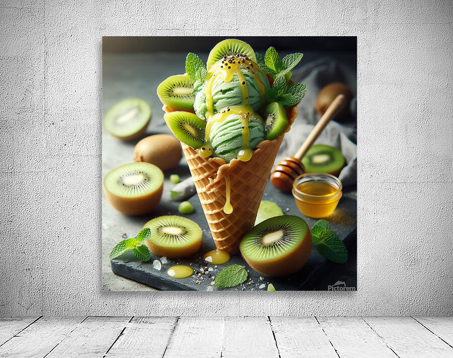 Kiwi ice cream 8 Wall Preview