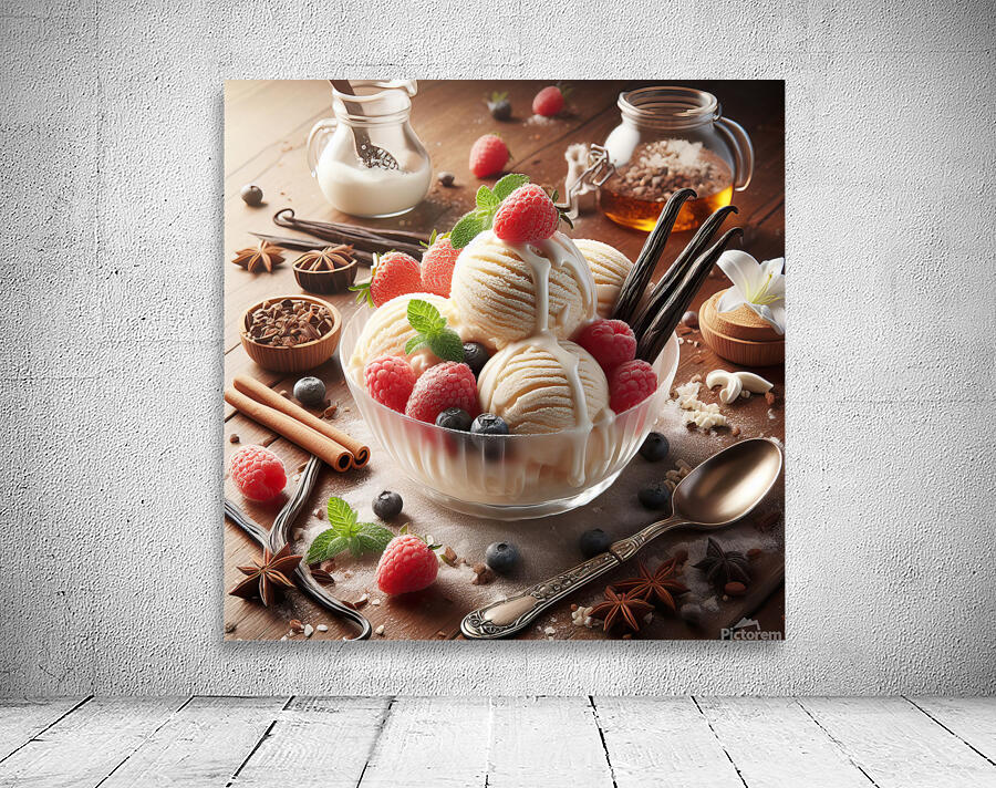 Vanilla ice cream 8 Wall Preview