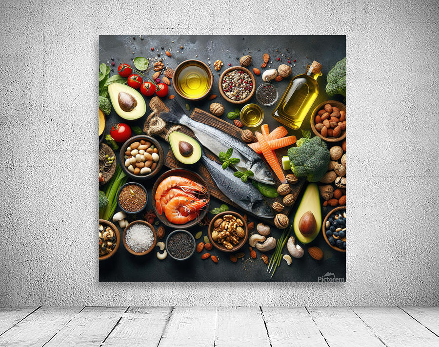 Fish fillet with vegetable garnish healthy diet b 1715272823.1623 Wall Preview