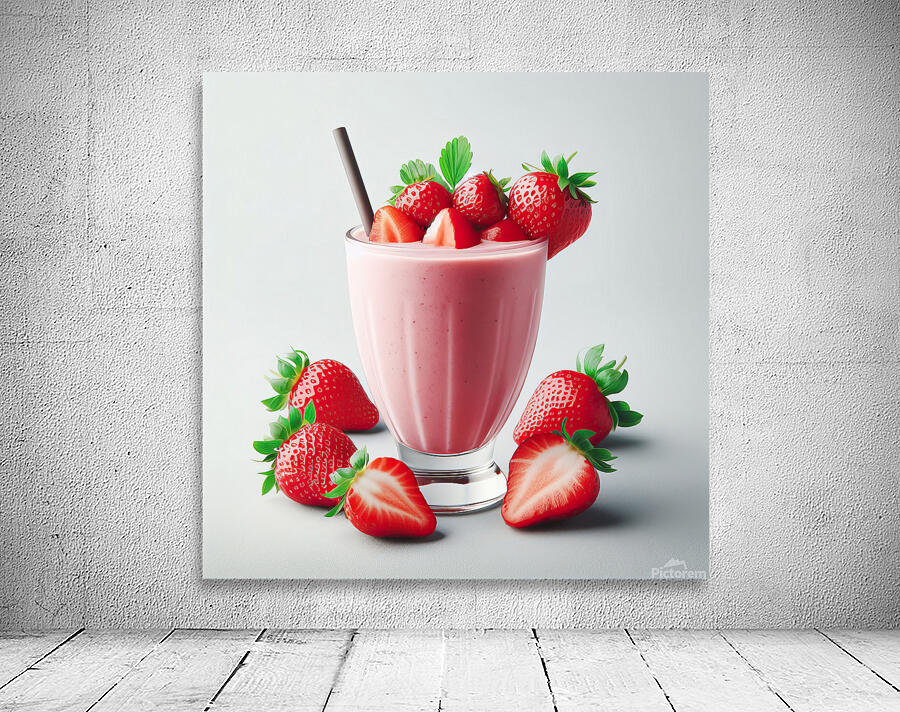 Strawberry milkshake 35 Wall Preview