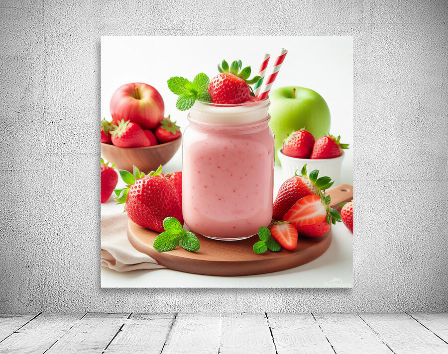 Strawberry milkshake 29 Wall Preview