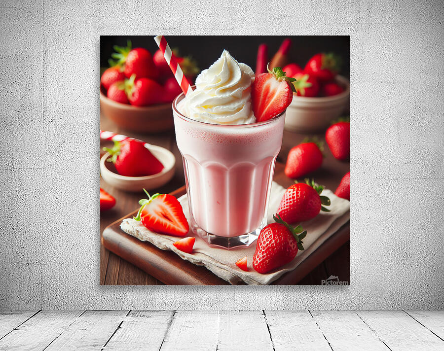 Strawberry milkshake 22 Wall Preview