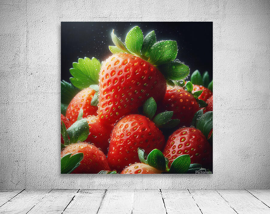 Strawberries studio lighting 12 Wall Preview