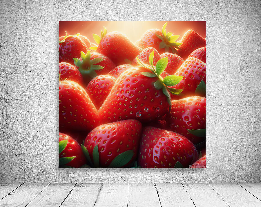 Strawberries studio lighting 13 Wall Preview