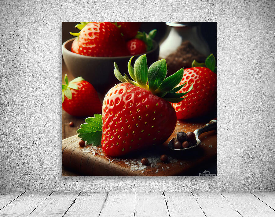 Strawberries studio lighting 9 Wall Preview