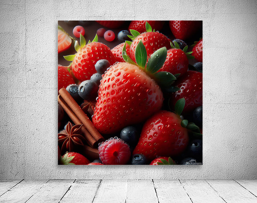 Strawberries studio lighting 8 Wall Preview