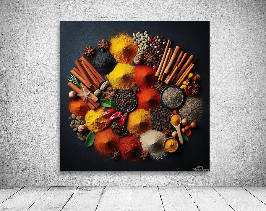 spices table food 13 Wall Preview