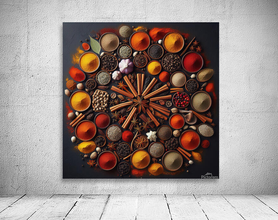 spices table food 5 Wall Preview