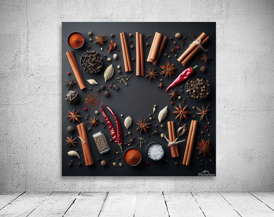 spices table food 11 Wall Preview