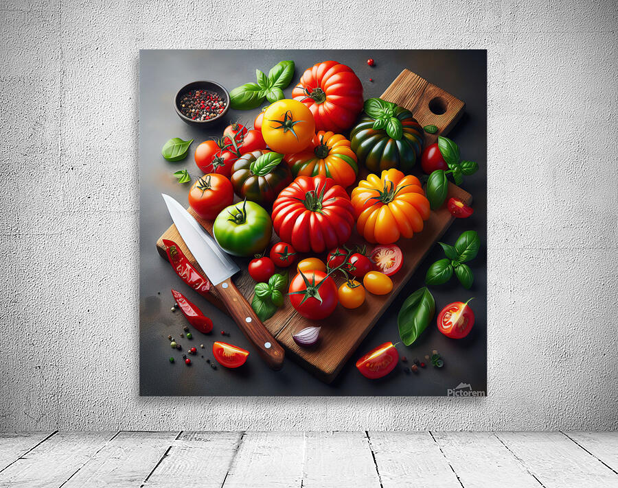 Tomatoes food photography 12 Wall Preview