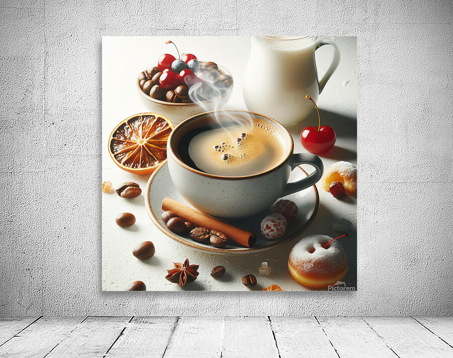 steaming coffee food 13 Wall Preview