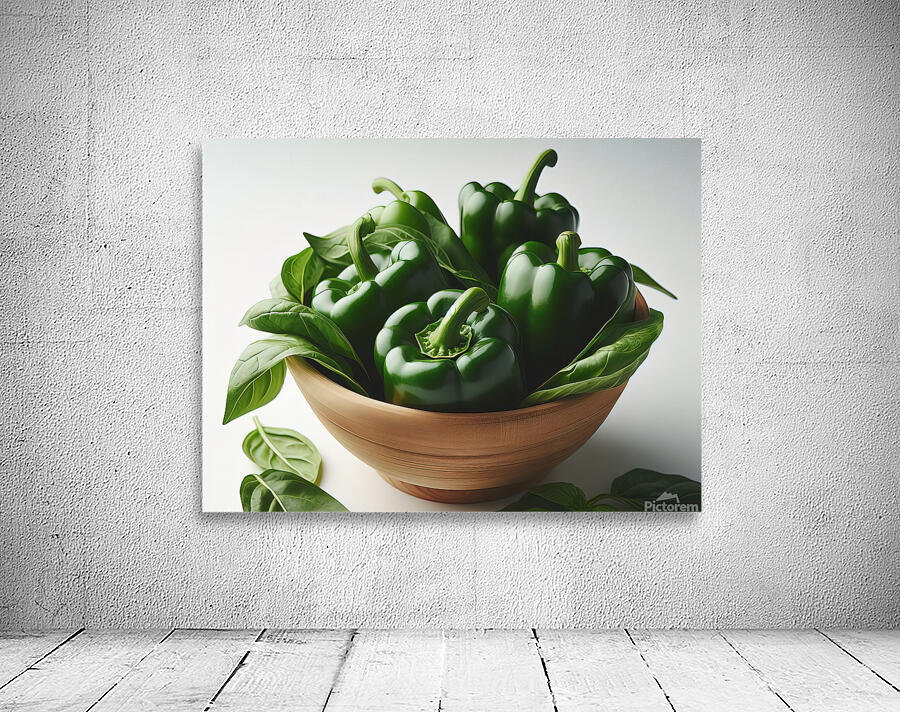 Red green yellow peppers food 8 Wall Preview