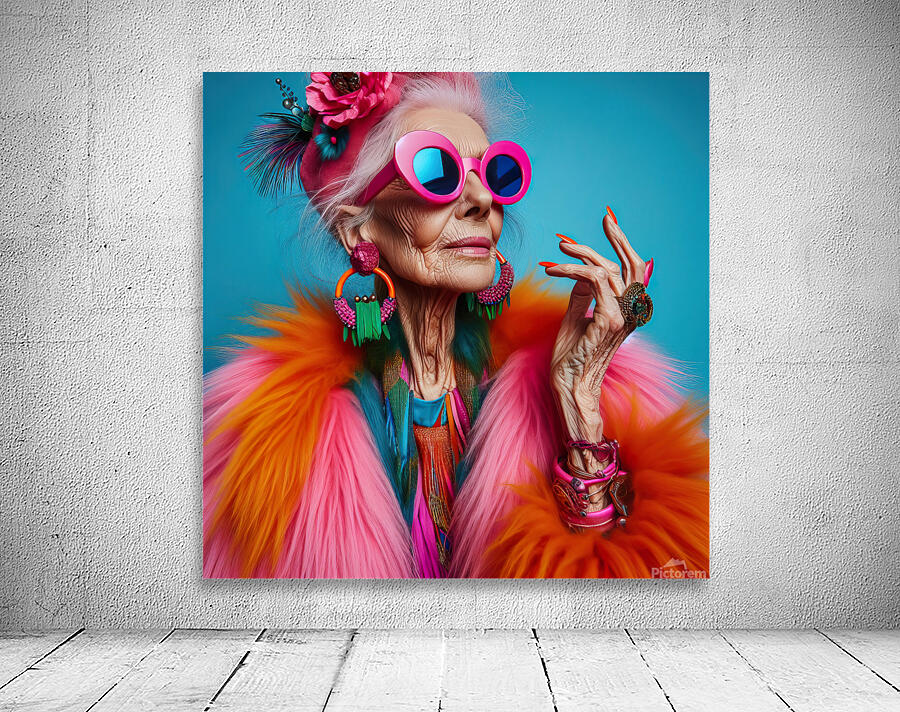 228 Fashion editorial concept. Full length portra Wall Preview