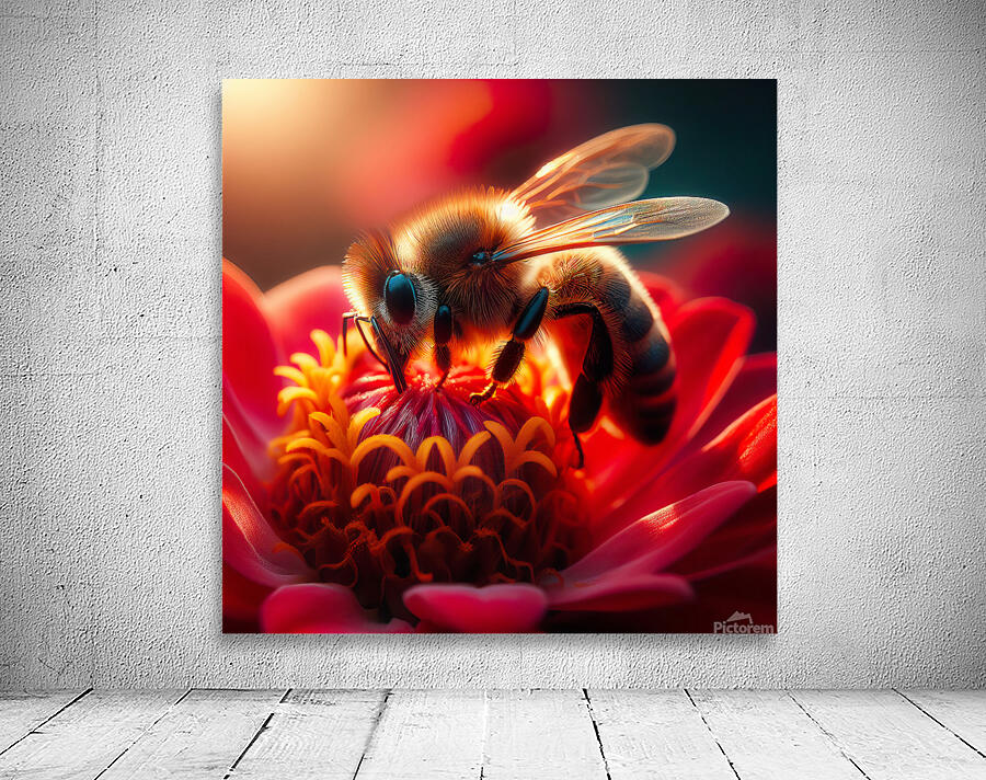 Pollinating bees bee pollinating 9 Wall Preview