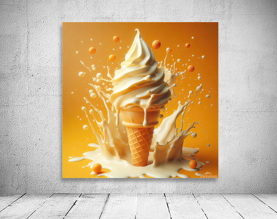 Strawberry ice cream chocolate vanilla various ic 1717277156.0473 Wall Preview