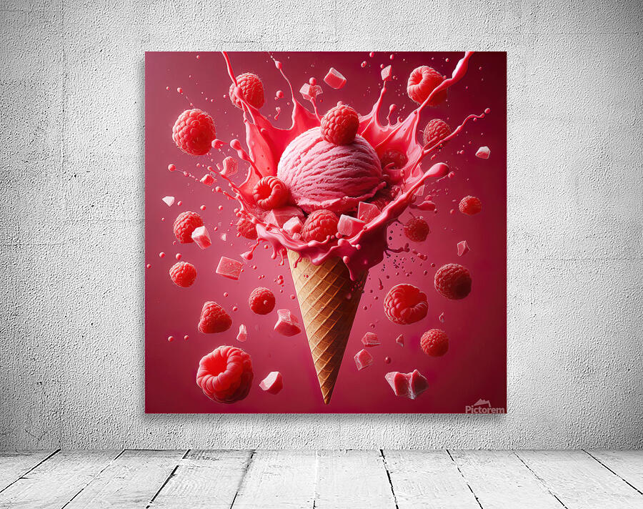 Strawberry ice cream chocolate vanilla various ic 1717277196.3454 Wall Preview