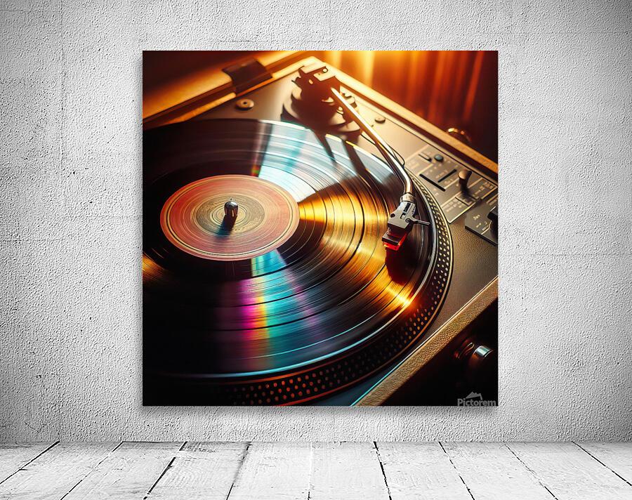 174 Turntable in motion Wall Preview