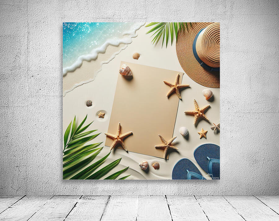 356 Blank paper for text on the white sand of the Wall Preview