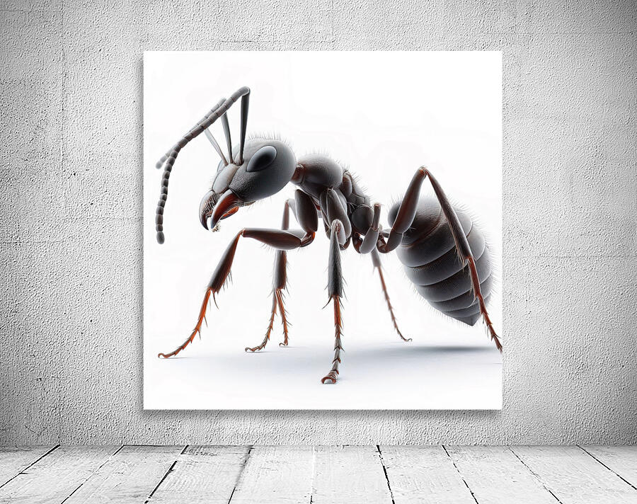 506 Ant white background Wall Preview